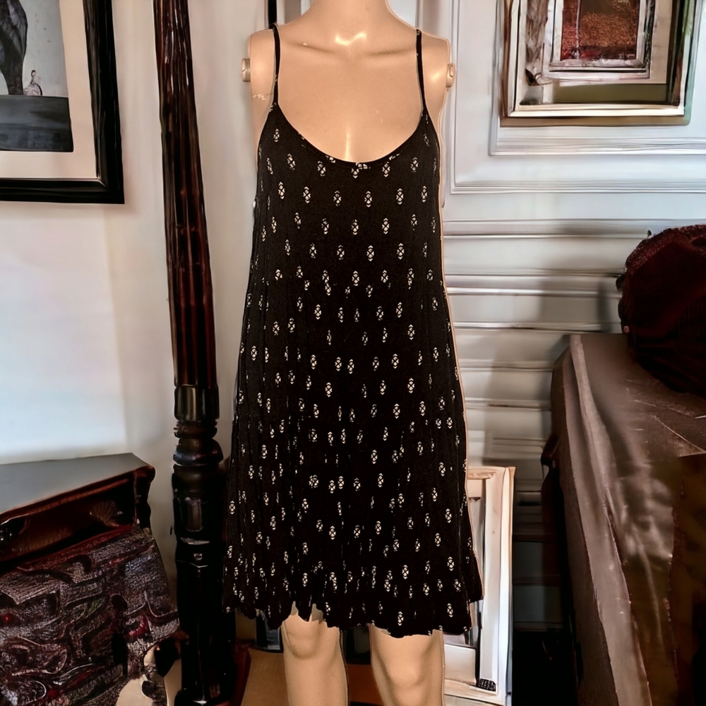 Women's black summer dress